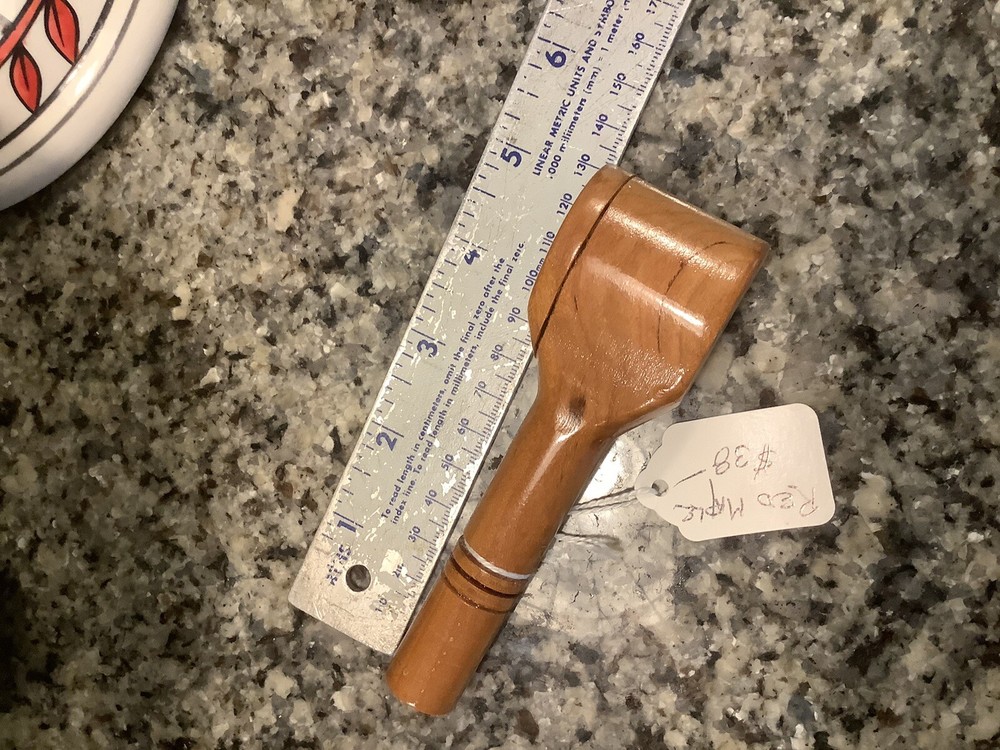 Pocket Pipe - Handmade, Lidded - - Red Maple Wood