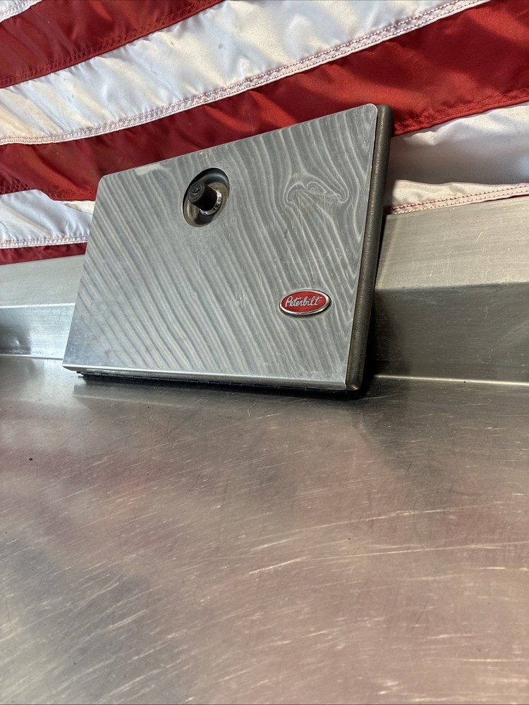 Peterbilt 379 Glove Box Dash Panel- Chrome Plate