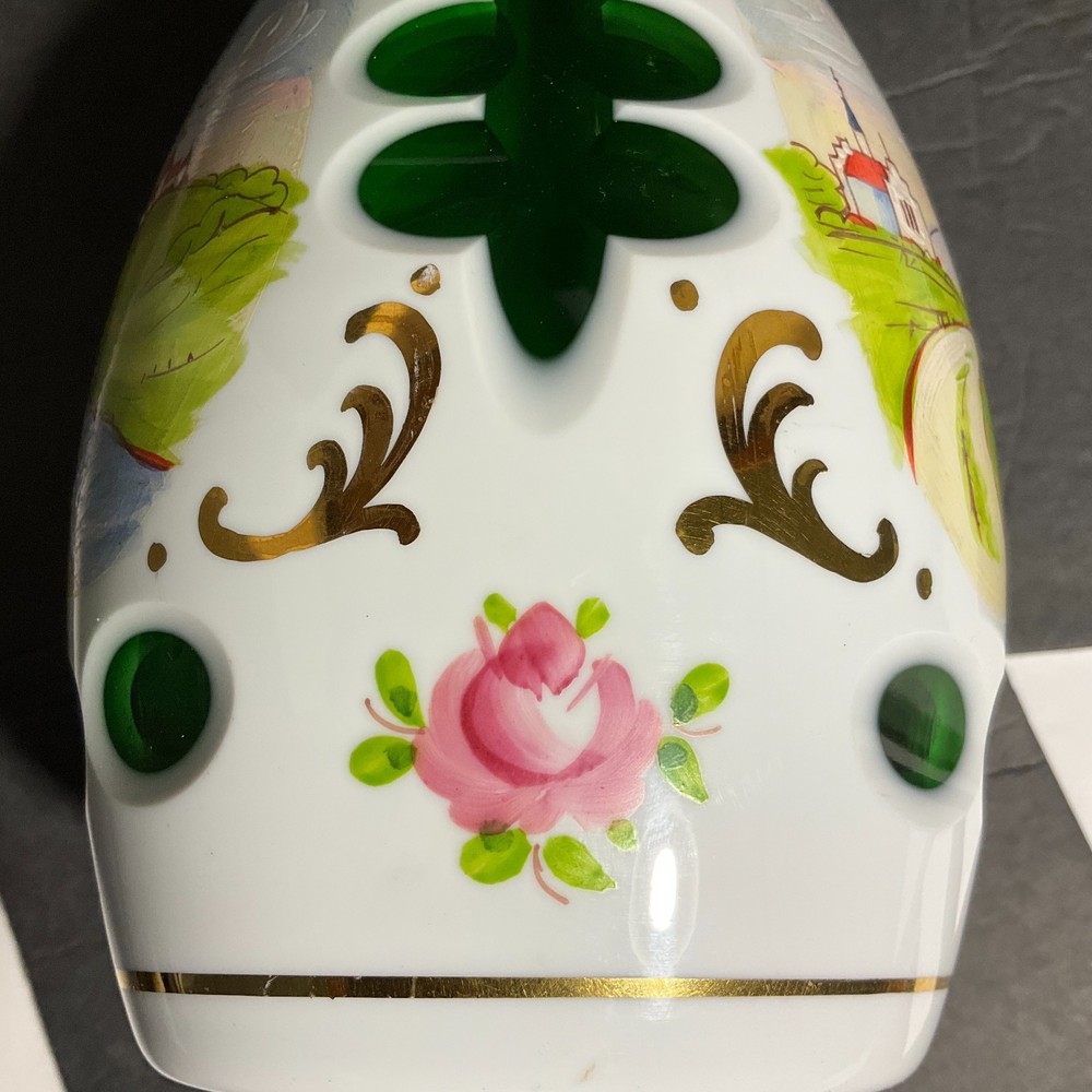 Bohemian 13" DECANTER - no lid - pre-owned - Beautiful Condition