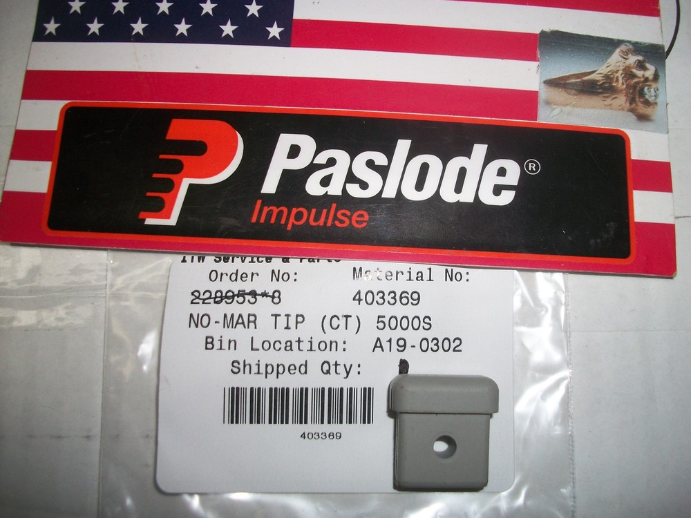 PASLODE Part  # 403369 - Replacement Tip (rubber) for Cordless Framer