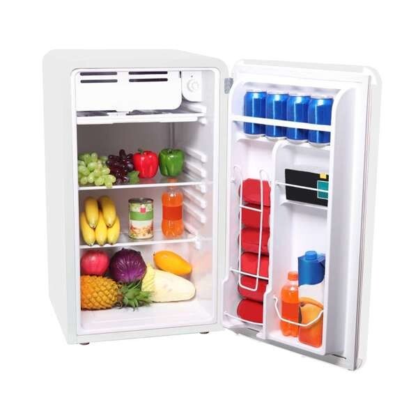 Frigidaire, 3.2 Cu. Ft. Retro Compact Refrigerator, White