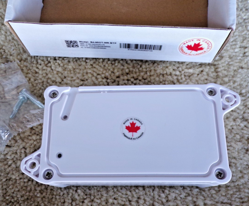 Single BeWhere B4-MIOT-MR BTP Asset Tracker @h1