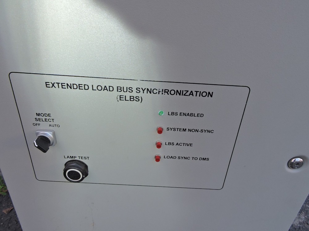 Liebert 610 UPS Extended Load Bus Synchronization Remote Panel ELBS 83-791339-10