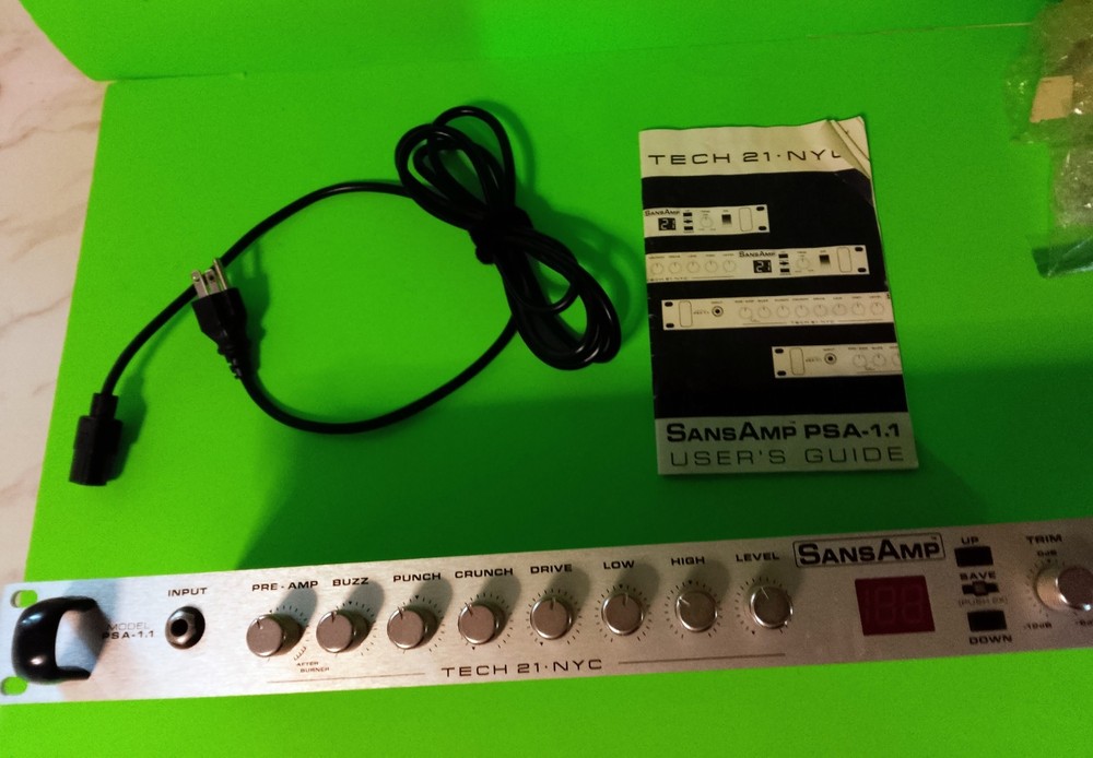 Tech 21 Sansamp PSA 1.1 Guitar Preamp Rack Mount Processor