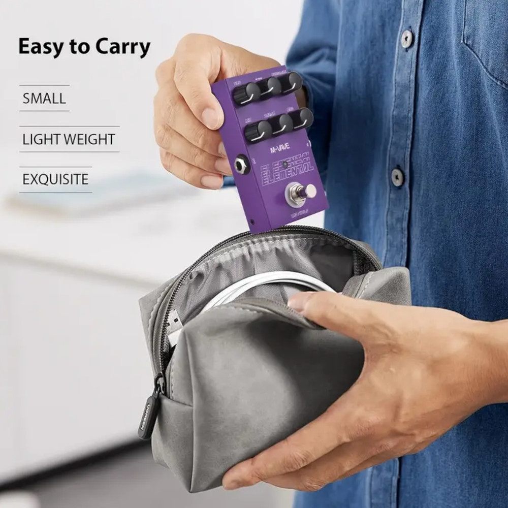 M-Vave Elemental Guitar Delay Effects Pedal / 9 Delay Effects