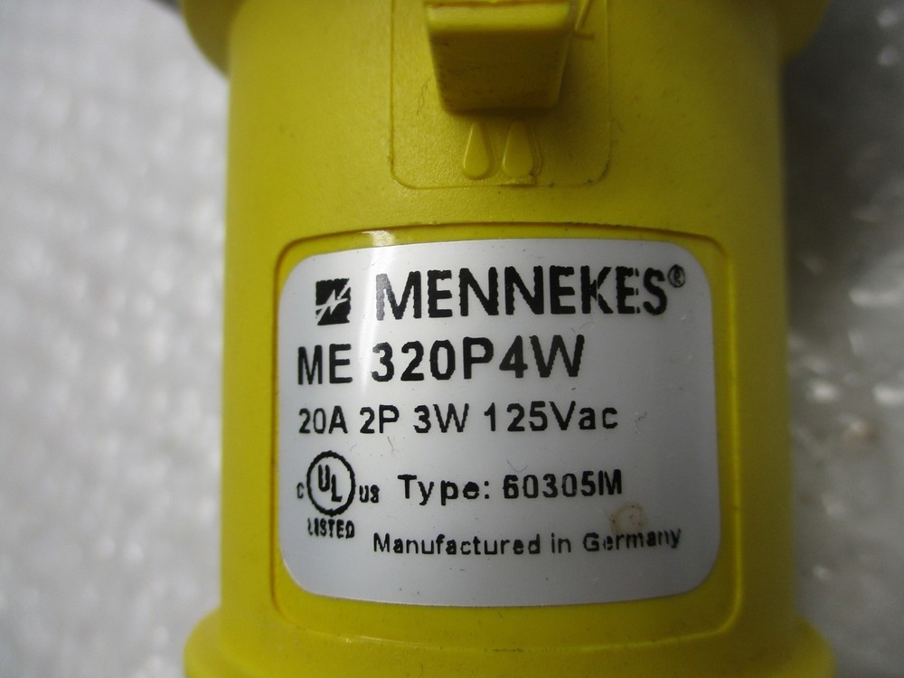 MENNEKES ME 320P4W PLUG UNMP