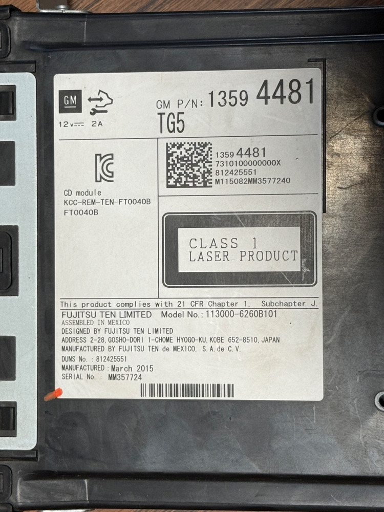 CD Disc Player 13594481