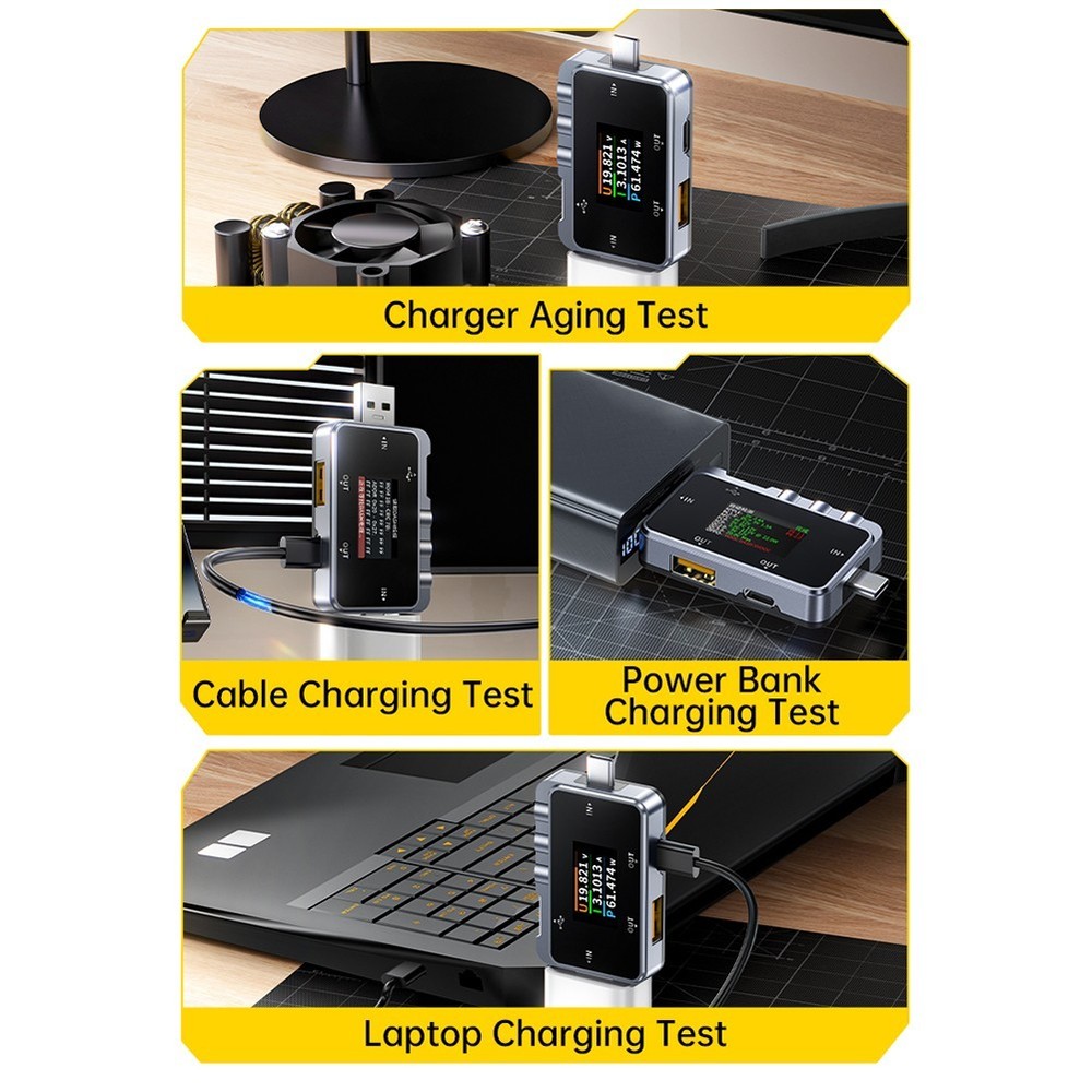 FNAC 28 USB Voltage Meter with Fast Charging Protocol Detection Features