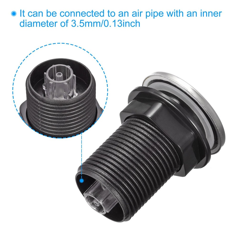 Garbage Disposal Air Button Switch 32mm Self-locking Slide