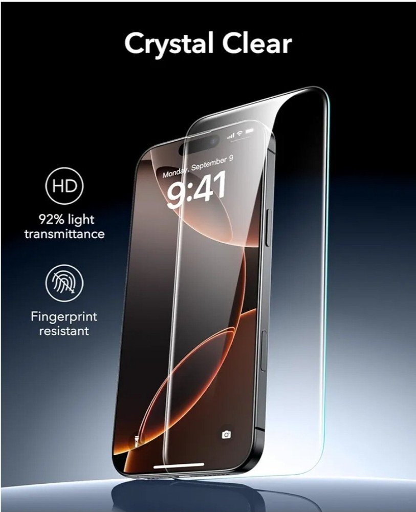 ESR 3 Pack for iPhone 16 Pro Max Screen Protector 9H Hardness