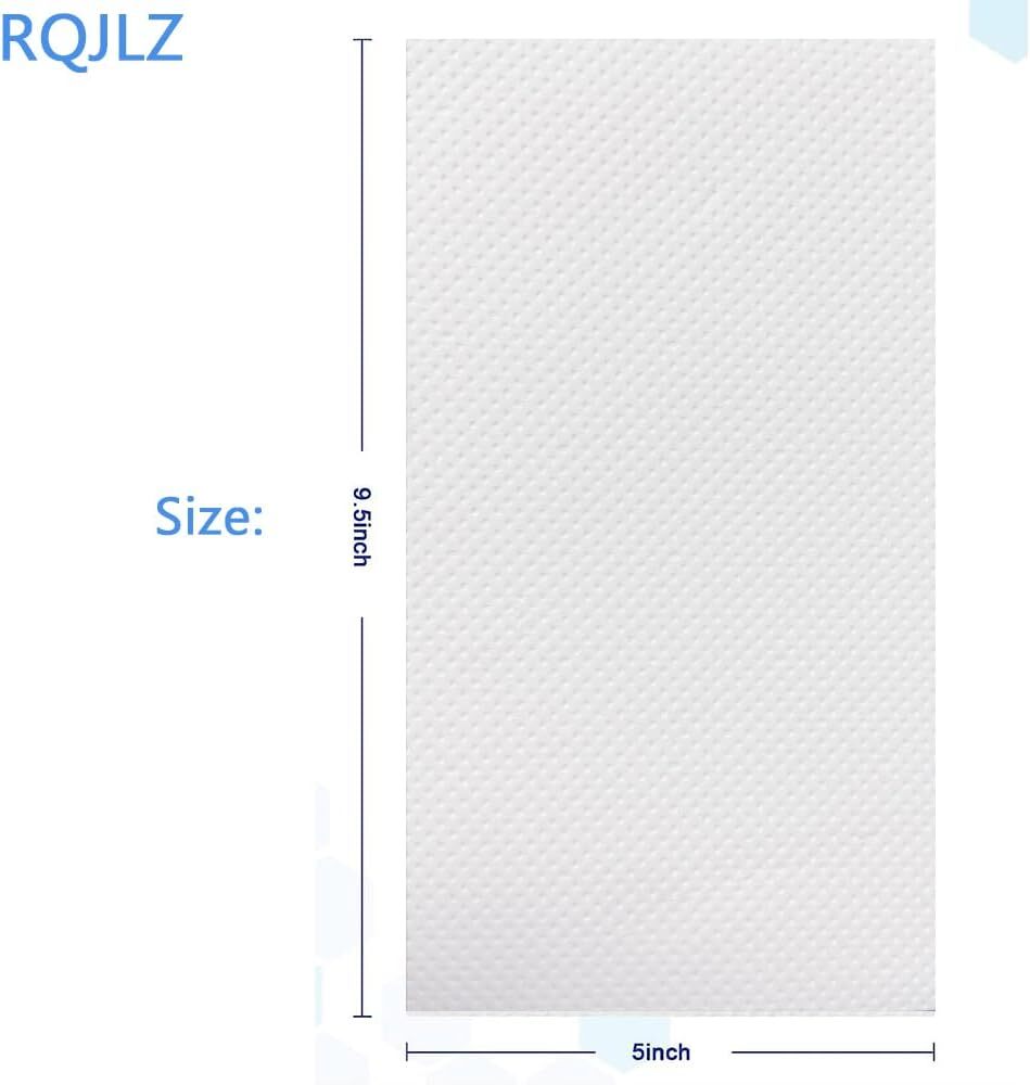 Super Absorbent Commode Pads, 40 Pack Bedside Pads for Portable White