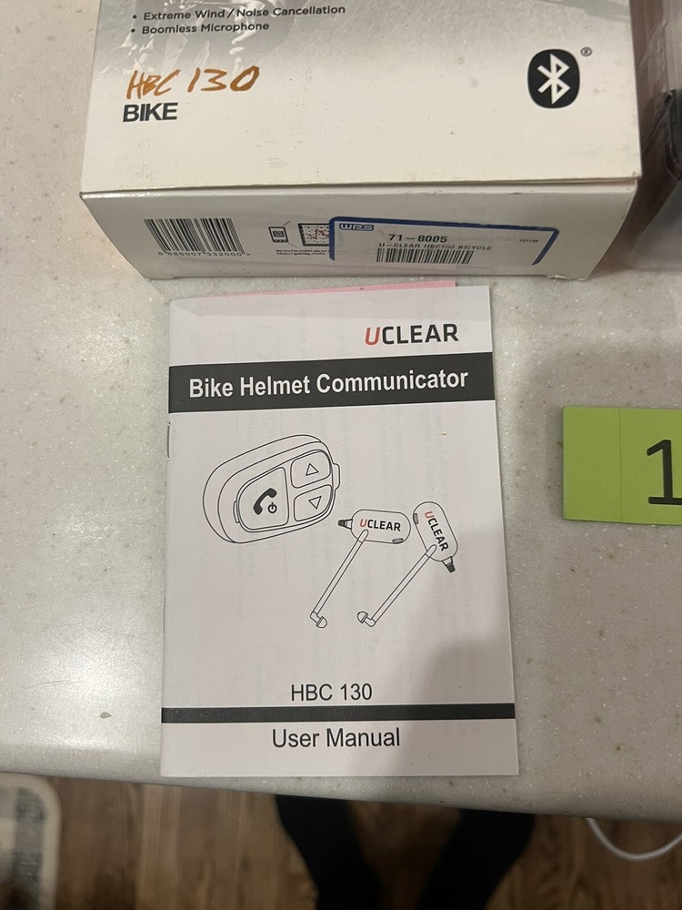 UCLEAR HBC130 Bicycle Helmet Bluetooth Communicator New