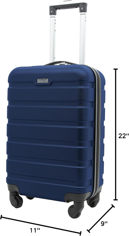 Harper Luggage, Blue, 22-Inch Carry-On