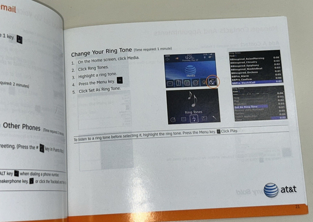 Blackberry Bold 9000 Quick Getting Started Guide Booklet Book Manual