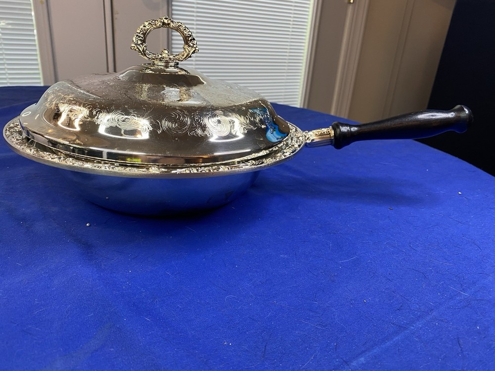 Antique Chafing Dish Bristol Silverplate