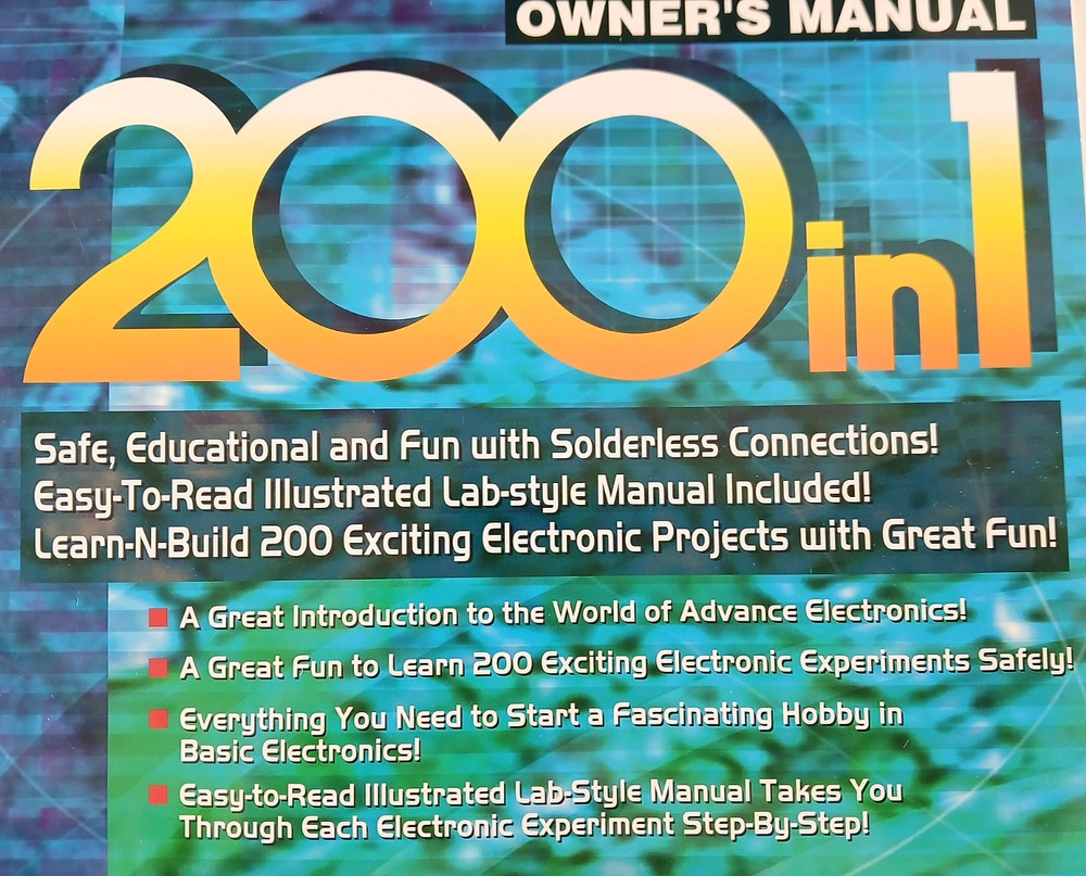 Maxitronix ELECTRONIC LEARNING LAB With 200 Educational Wiring Projects COMPLETE