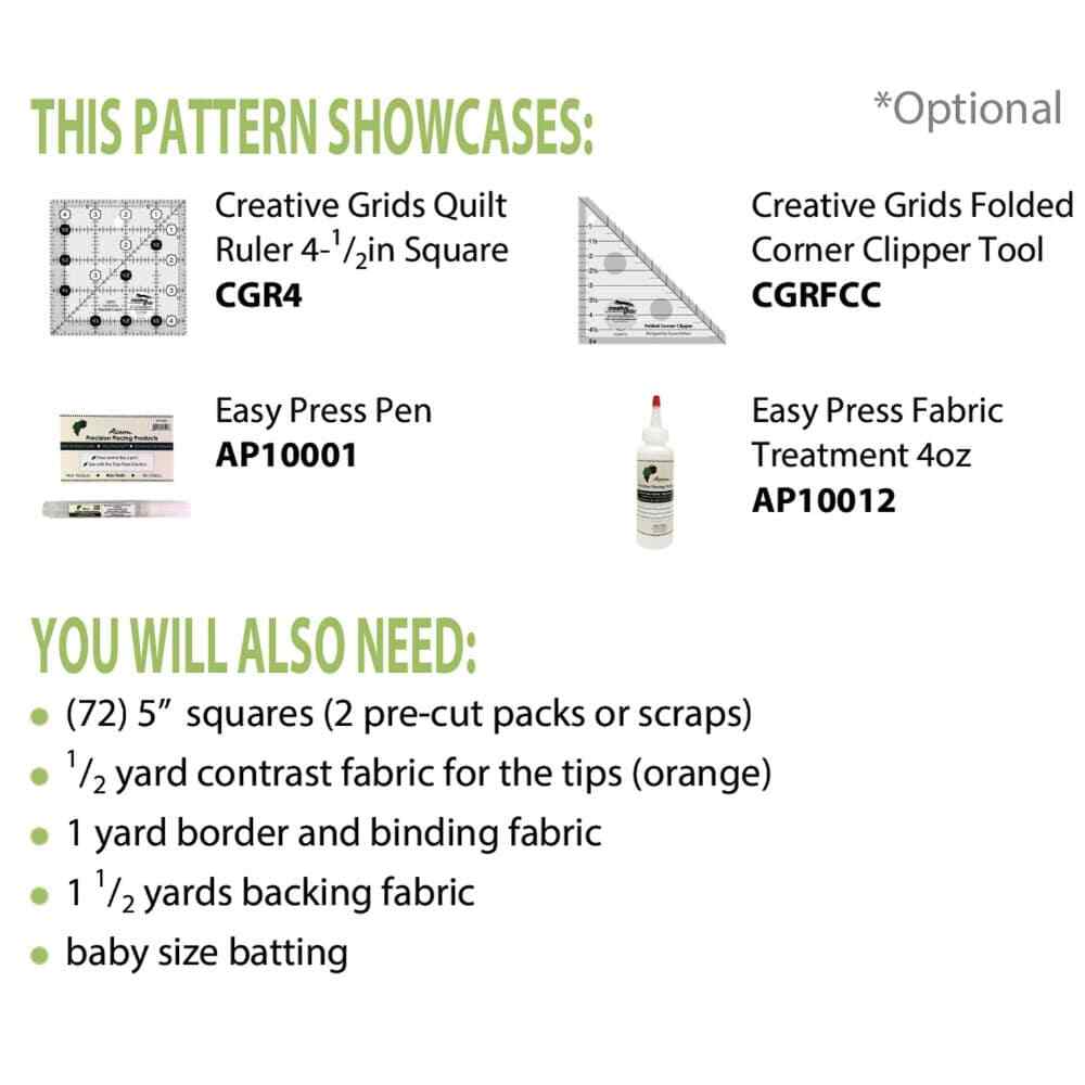 Cut Loose Press Tip-Top Baby Quilt Pattern