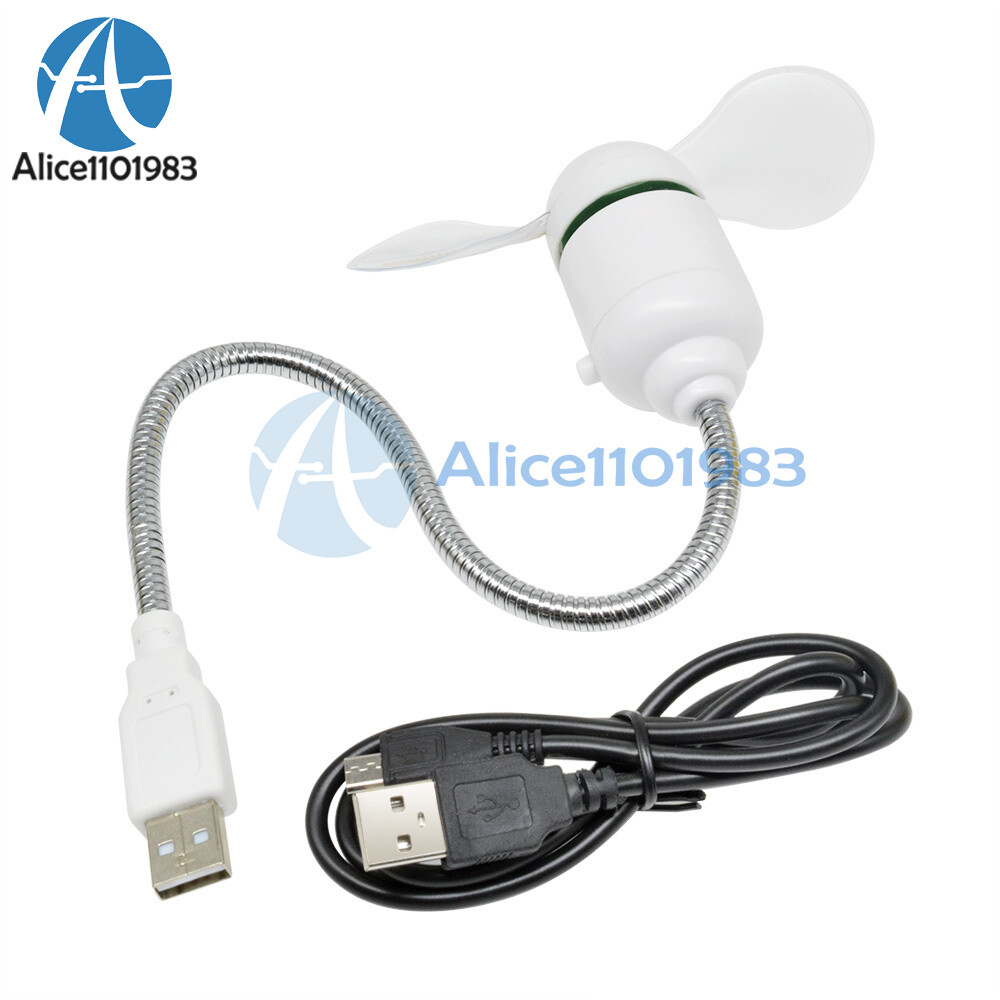 LED Fan Mini USB Powered Cooling Flashing Real Time Display Function