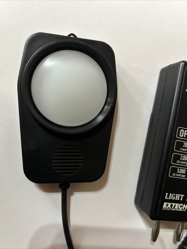 Extech 401021 Foot Candle Light Adapter Lux Adapter 3 Switch Settings