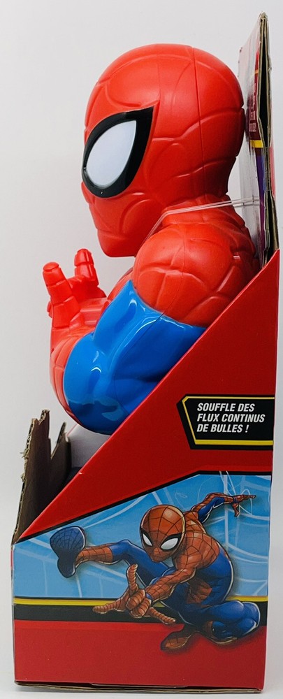 Marvel Spiderman Action Bubble Blower Blows Continuous Bubbles