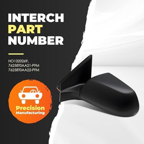 Left Driver Side Mirror Assembly Compatible with CR-V 2012-2016 Heated Power