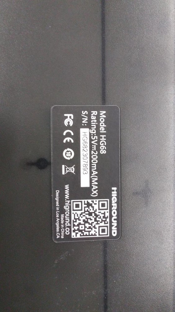 Gaming Keyboard Model HG68 HIGROUND