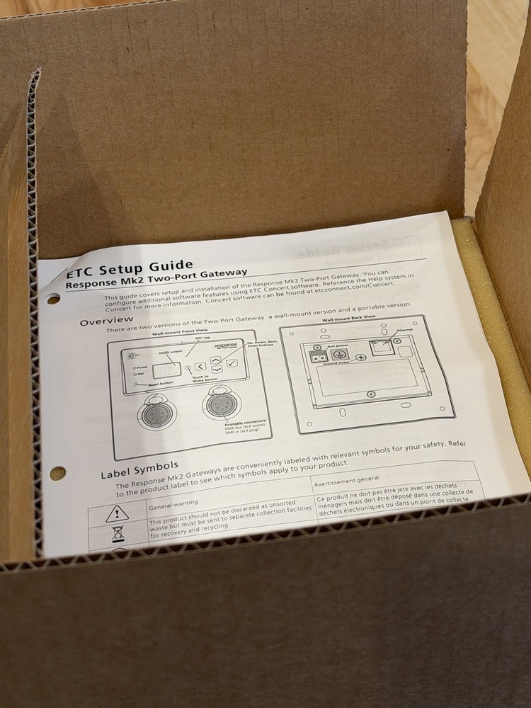 ETC Response Mk2 DMX / RDM Gateway - NEW!