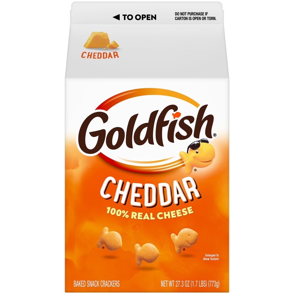Cheddar Cheese Crackers, 27.3 oz Carton
