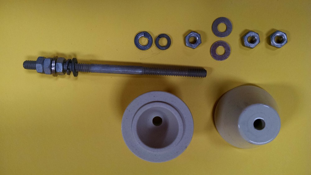 Ham Antenna Through Hole Ceramic Insulator Assemblies. Price is for two.