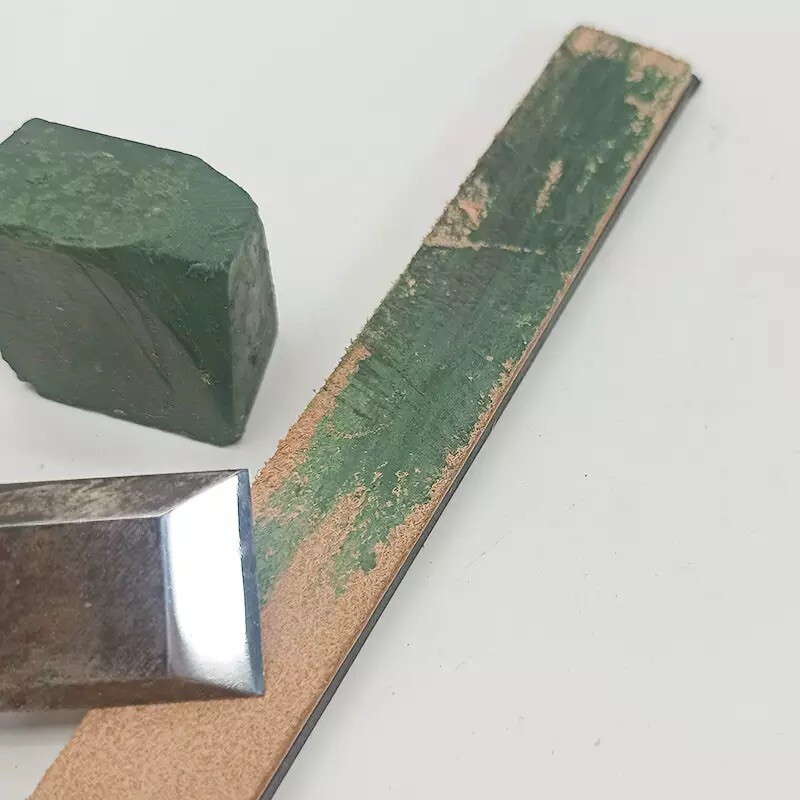 3PC Leather Strop Sharpening Abrasive Polishing Compound Balm Paste Leather Tool