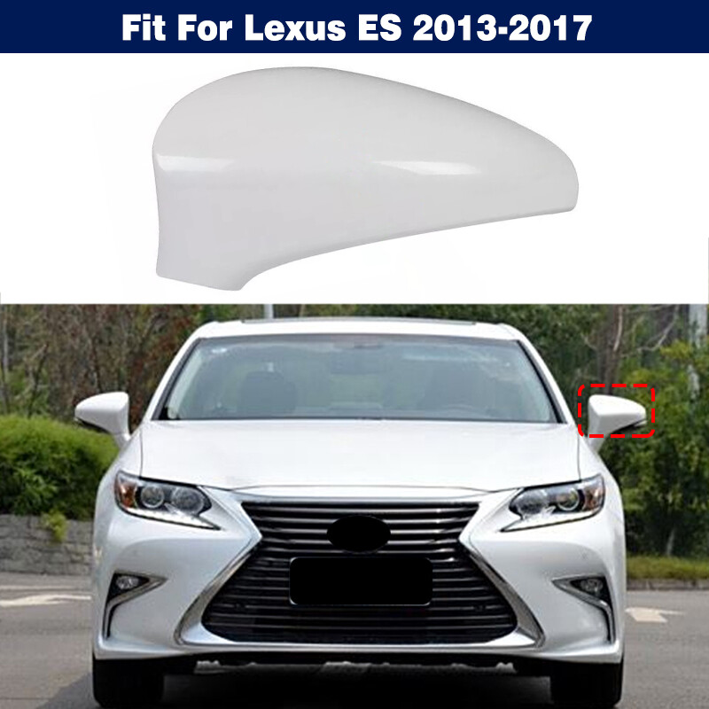 Pearl White Left Rearview Side Mirror Shell Cover Cap For Lexus ES 2013-2017