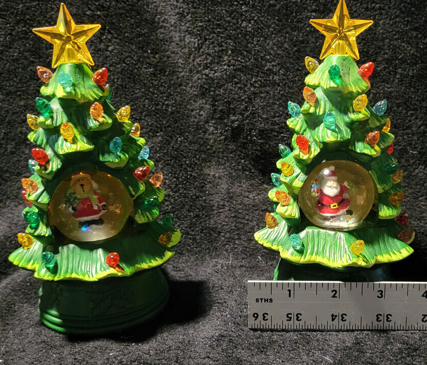 Evergreen LED Mini Christmas Tree Water Globe #8LED794
