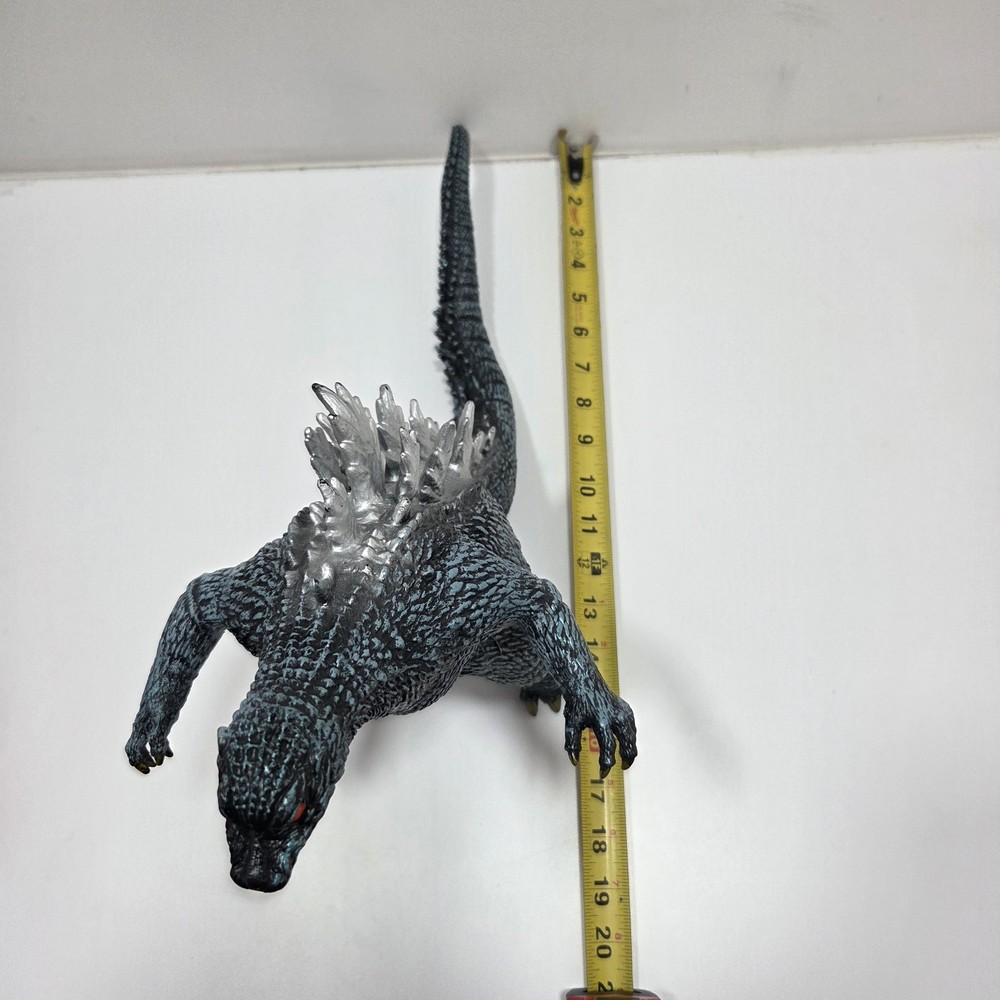 12" Inch Soft Rubber "Godzilla" Figure Blue & Silver Unbranded