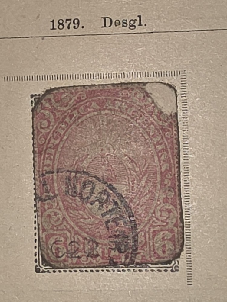 Foreign Argentina 6c Stamp Used - #I363