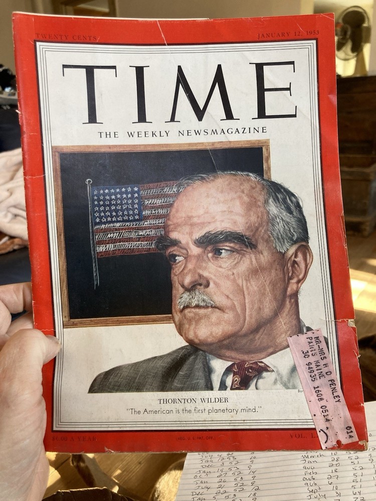 Time Magazine January 12 1953