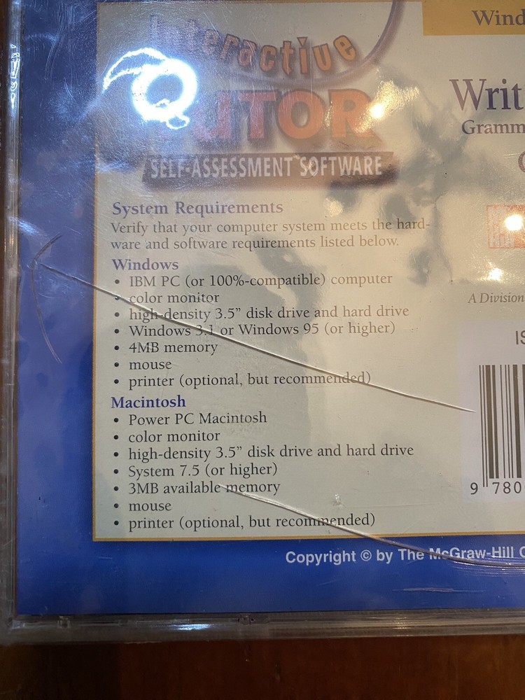 Interactive Tutor Self-Assessment Software Glencoe Language Arts Grade 8 New