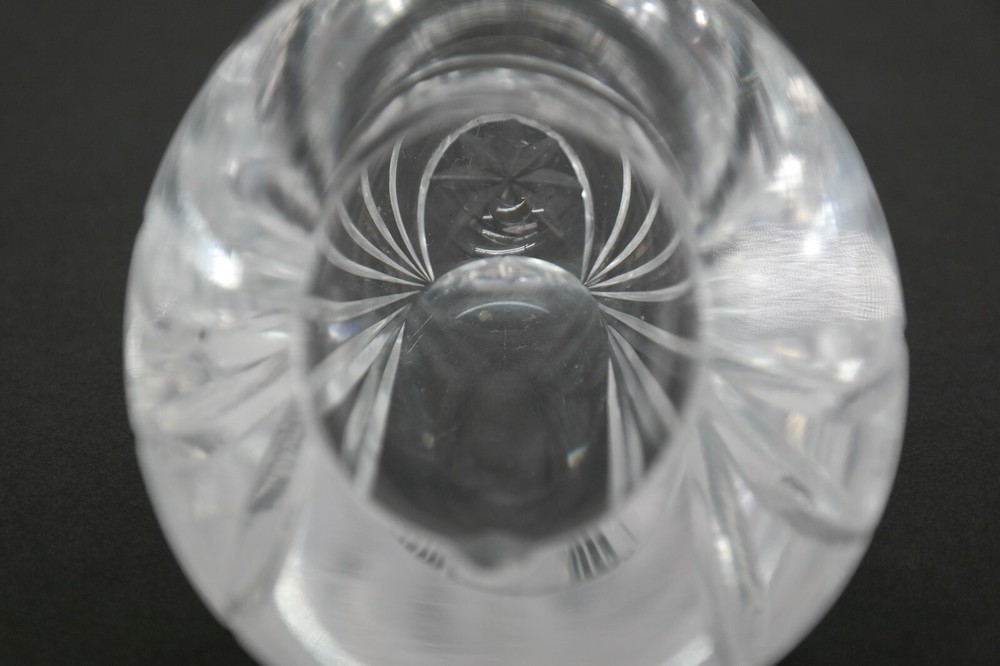 Crystal Half Egg Shaped Paperweight Candle Holder MT
