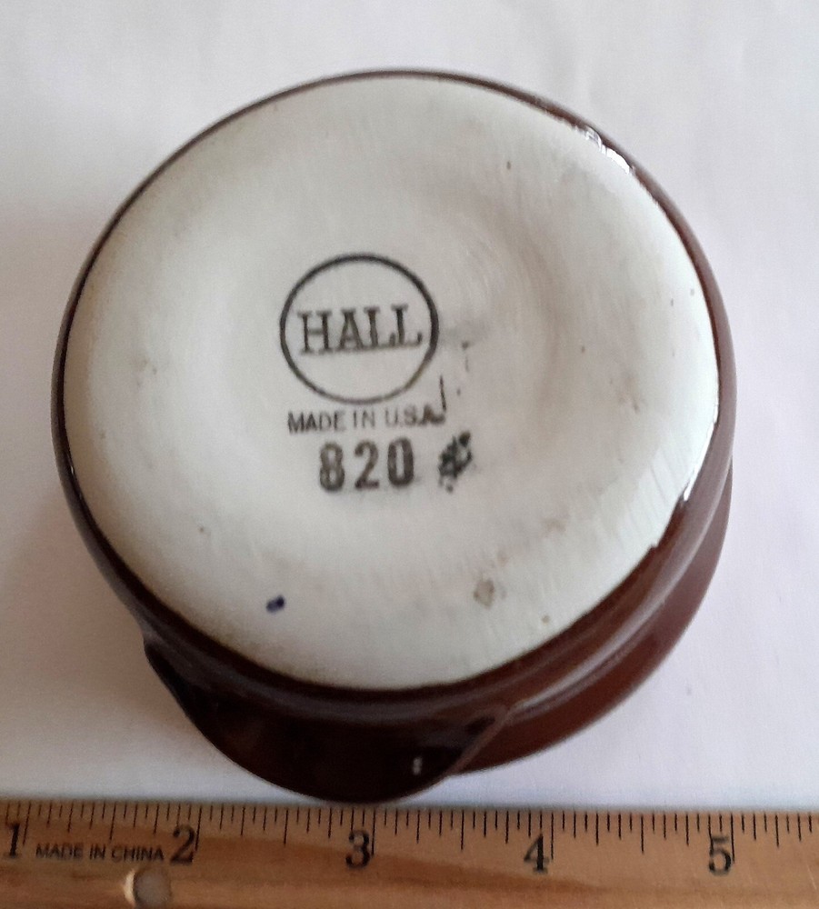 2 Different Hall Mini Bean Pots #820 & #461