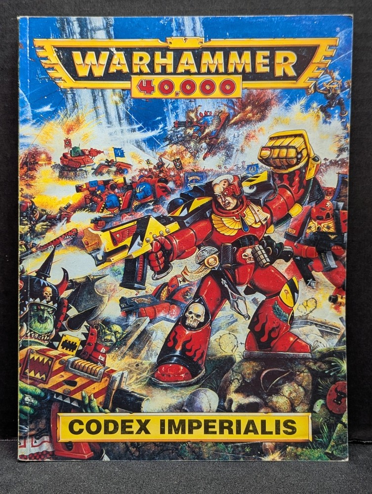 Codex Imperialis Space Marines Warhammer 40k 1993 Games Workshop Vintage Book