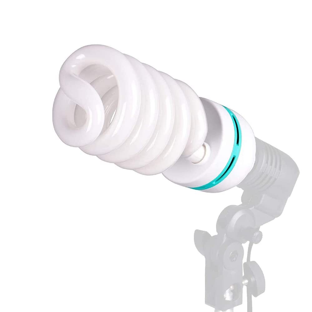 135W Light Bulb 5500K CFL Daylight Spiral Softbox Lighting Kit Bulb in E27/E2...