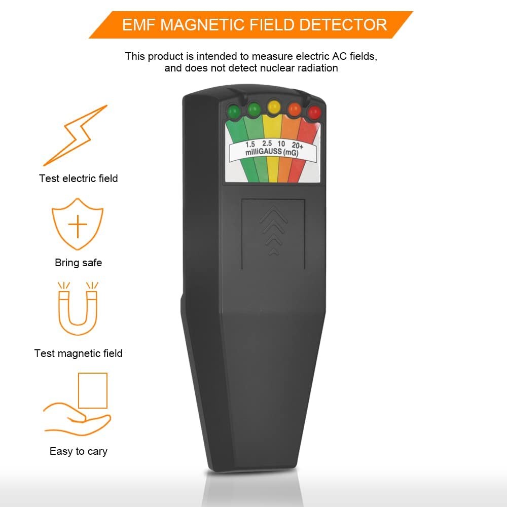 5 LED EMF Meter for Magnetic Field Detection - Ghost Hunting Tool