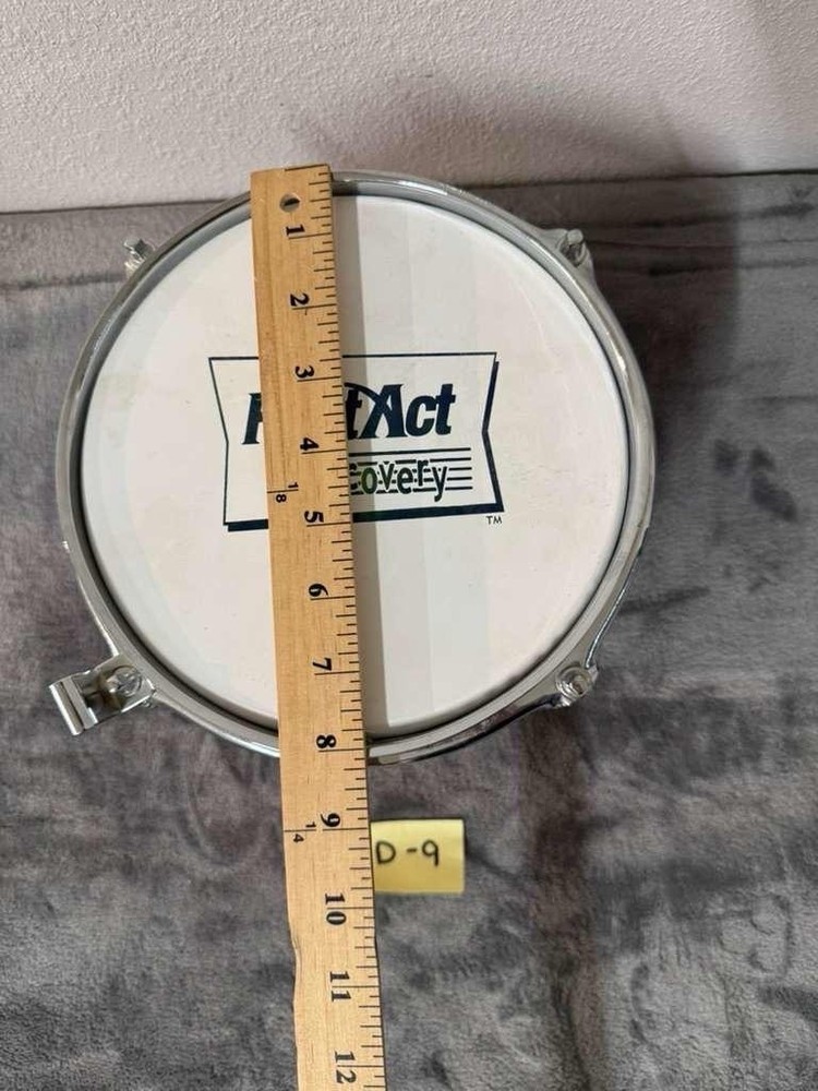 First Act Discovery Rack Tom Drum Flame Design Metal Plastic