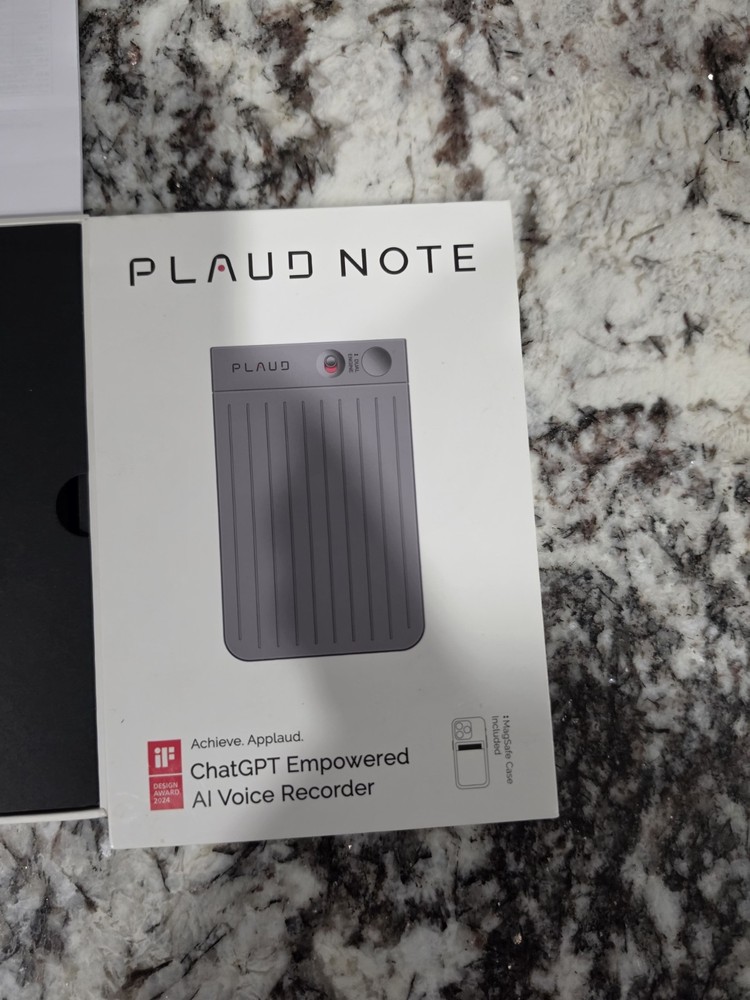 PLAUD NOTE - ChatGPT Empowered AI Voice Recorder - Model NB-100