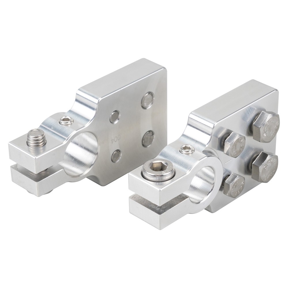 Car Audio 4 Spot Flat Multi Connection Battery Terminals For SAE Top Post Style