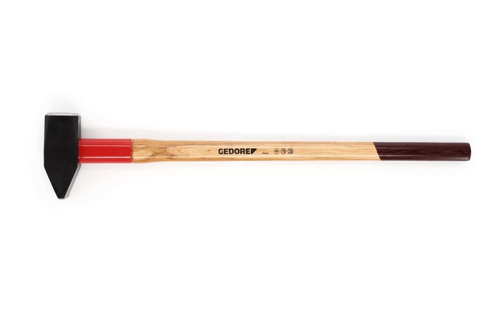 Sledge Hammer, 5 kg, with RED BANDPlus Handle Attachment, Shatterproof Hickoryh...