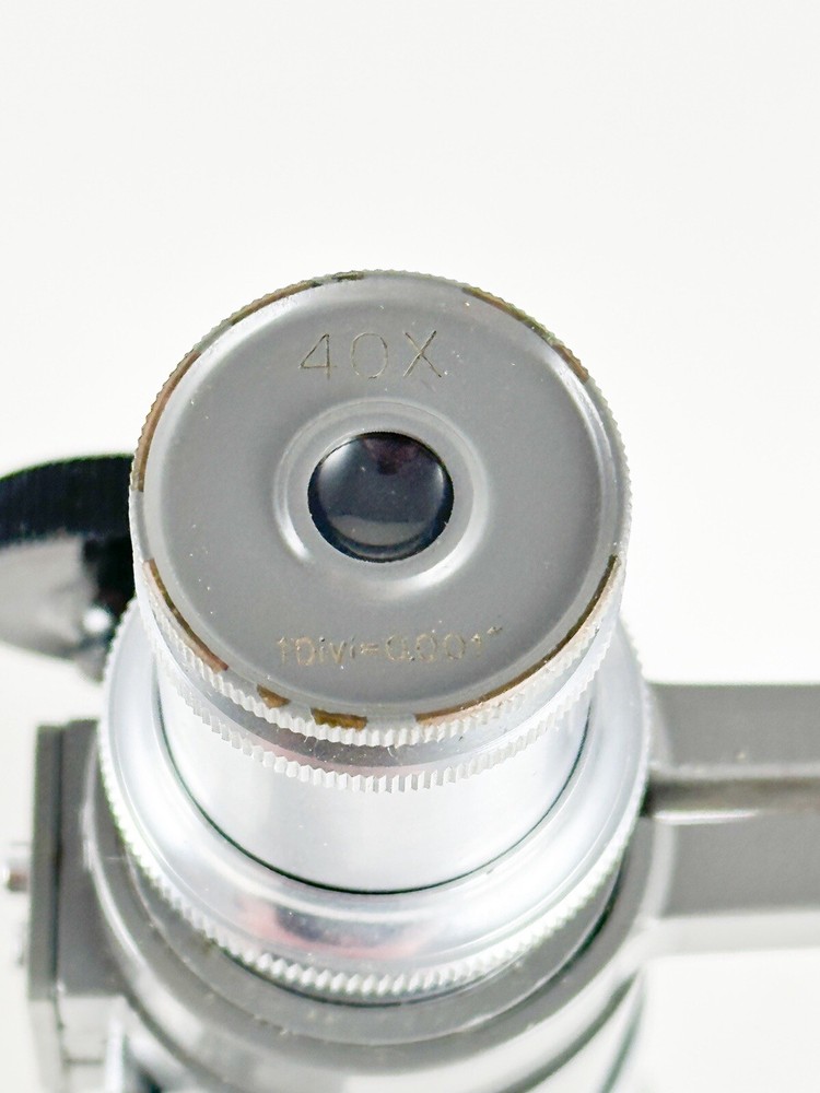 Vintage Direct 40x Shop Microscope in Box *examples*