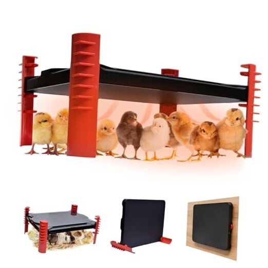 Smart Chicken Coop Heater - 16''x12'' Brooder Plate for Chicks Chick 200W
