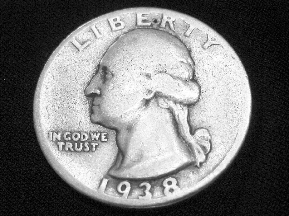 1938 Washington Quarter -- Very Fine