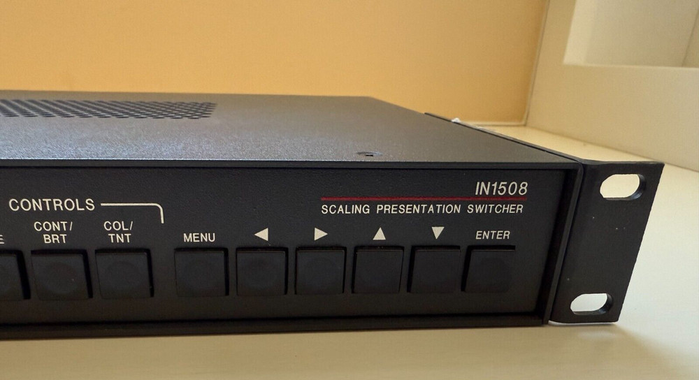 Extron IN1508 Video Scaling Presentation Switcher Media Switch Rack Mount TESTED