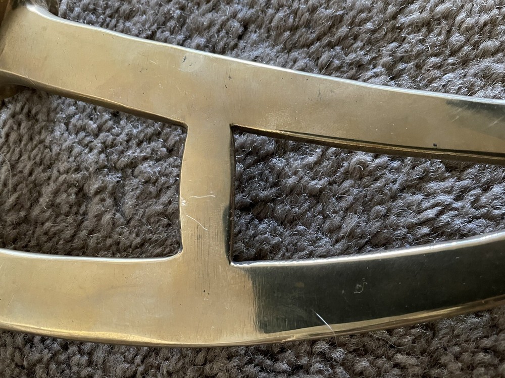 SOLID BRASS Bar Pub Foot Rail Support Pipe Bracket